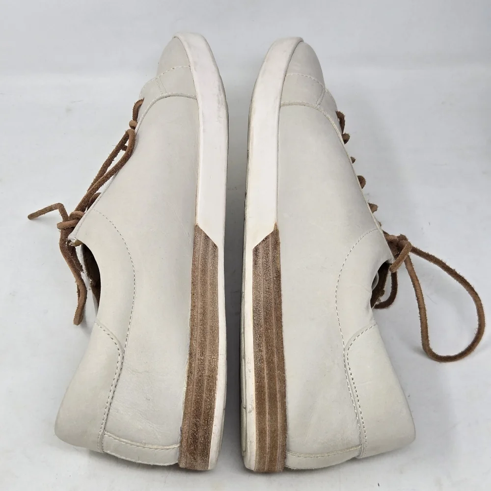 KORK-EASE Paisley Tan Cream Fog Leather Sneaker Women's Size 10M Comfort‎